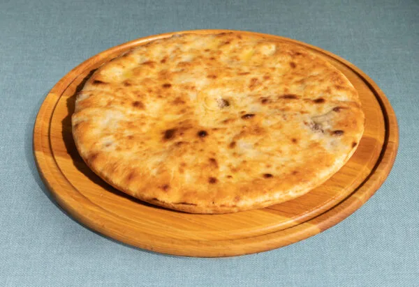Пиріг з куркою і грибами
